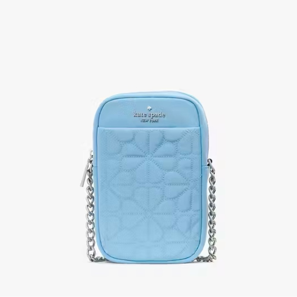 🩷 NEW! Kate Spade Flower Quilted Phone Crossbody